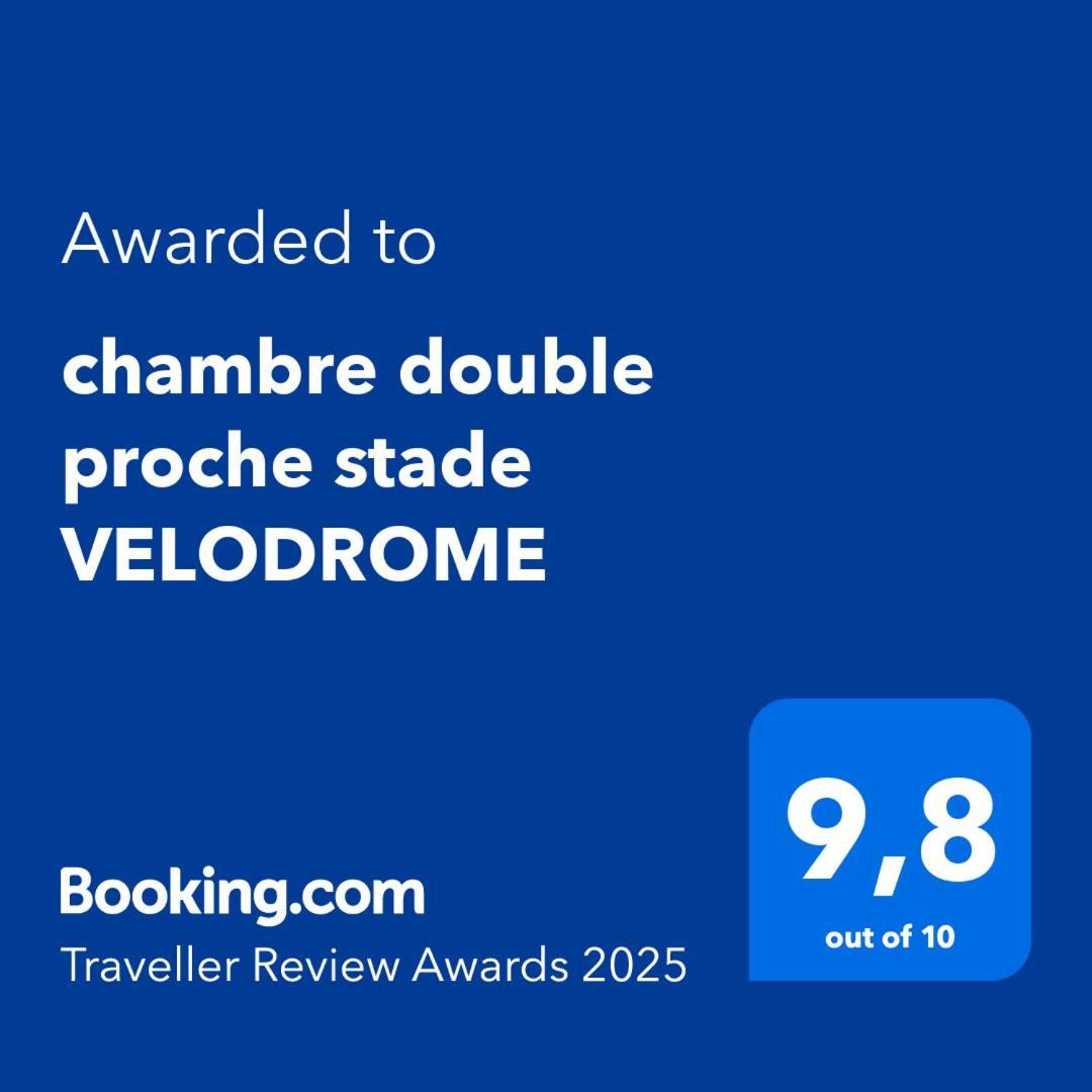 Chambre Double Proche Stade Velodrome Marseille Kültér fotó